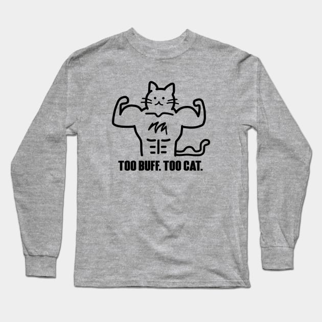 Buff Cat Long Sleeve T-Shirt by amytk 